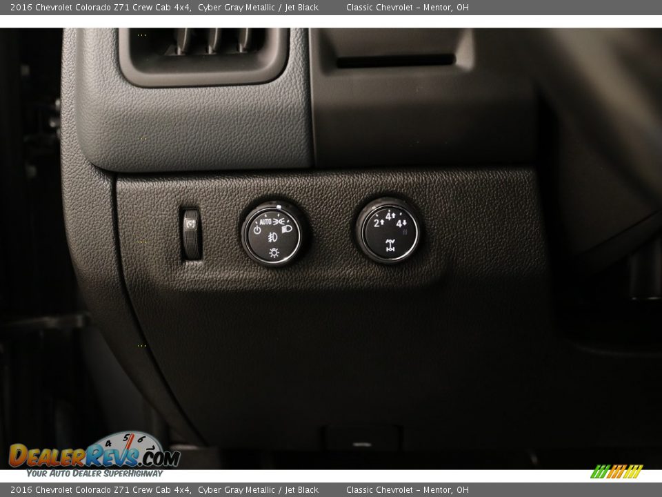 2016 Chevrolet Colorado Z71 Crew Cab 4x4 Cyber Gray Metallic / Jet Black Photo #5