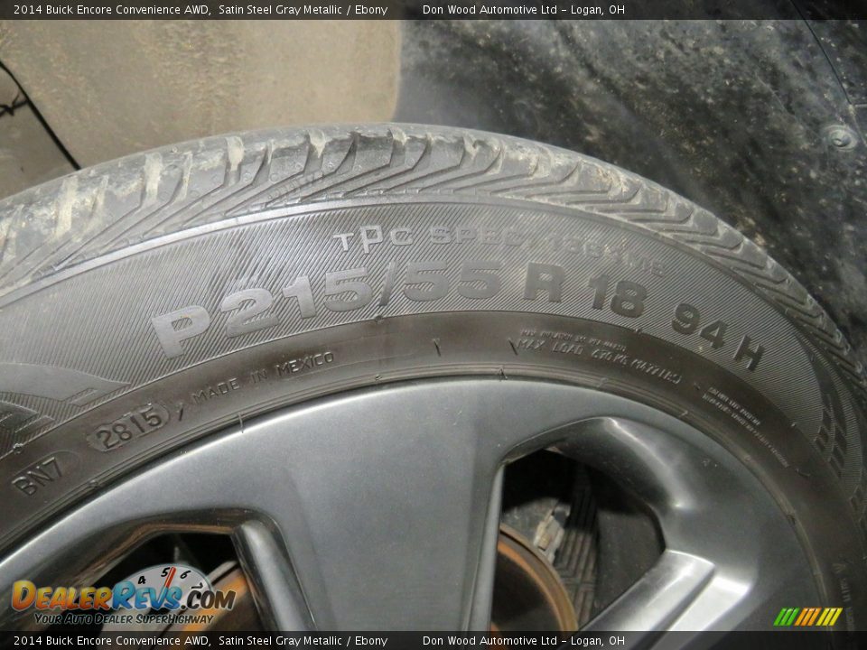 2014 Buick Encore Convenience AWD Satin Steel Gray Metallic / Ebony Photo #3