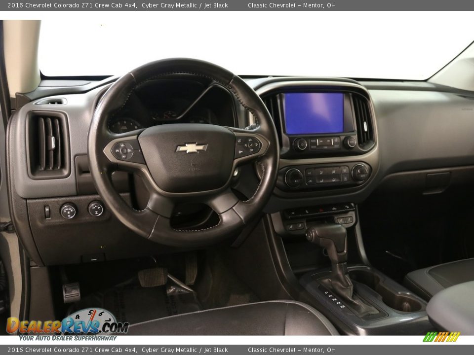 2016 Chevrolet Colorado Z71 Crew Cab 4x4 Cyber Gray Metallic / Jet Black Photo #7