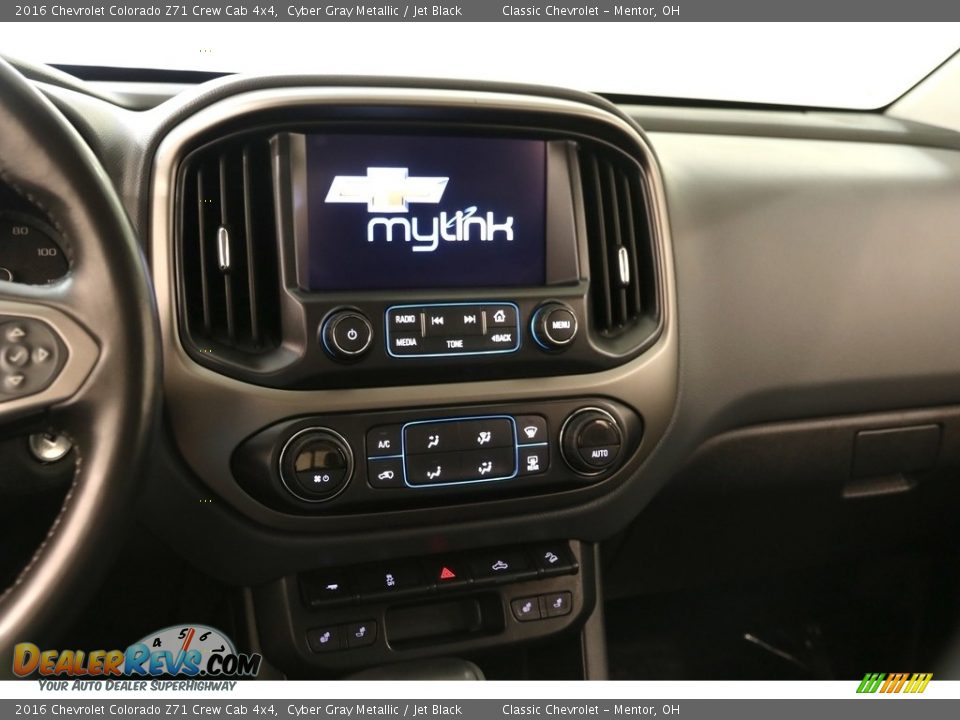 2016 Chevrolet Colorado Z71 Crew Cab 4x4 Cyber Gray Metallic / Jet Black Photo #10