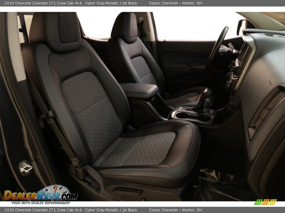 2016 Chevrolet Colorado Z71 Crew Cab 4x4 Cyber Gray Metallic / Jet Black Photo #15