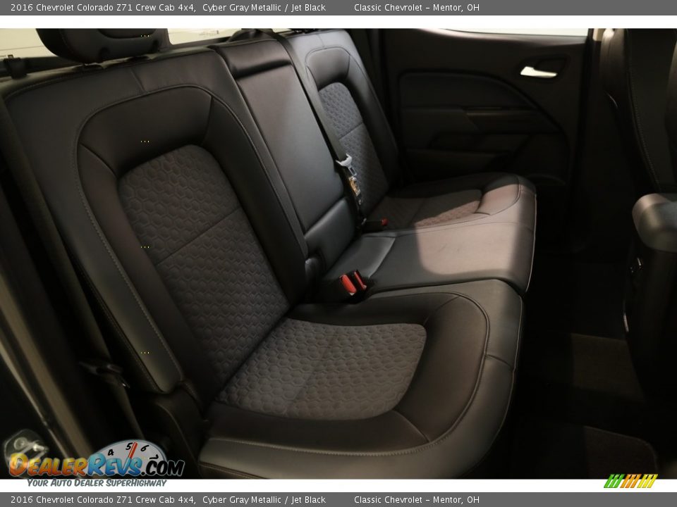 2016 Chevrolet Colorado Z71 Crew Cab 4x4 Cyber Gray Metallic / Jet Black Photo #16