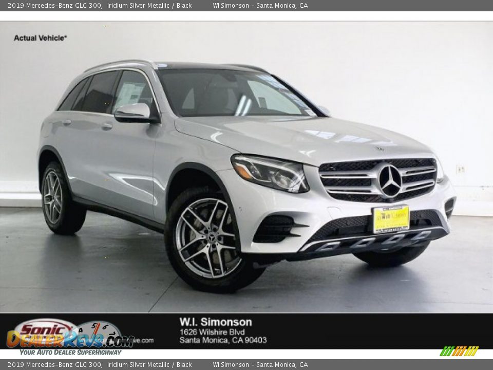 2019 Mercedes-Benz GLC 300 Iridium Silver Metallic / Black Photo #1