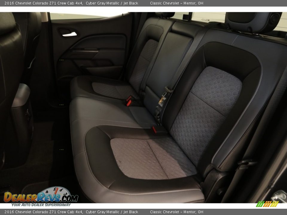 2016 Chevrolet Colorado Z71 Crew Cab 4x4 Cyber Gray Metallic / Jet Black Photo #17