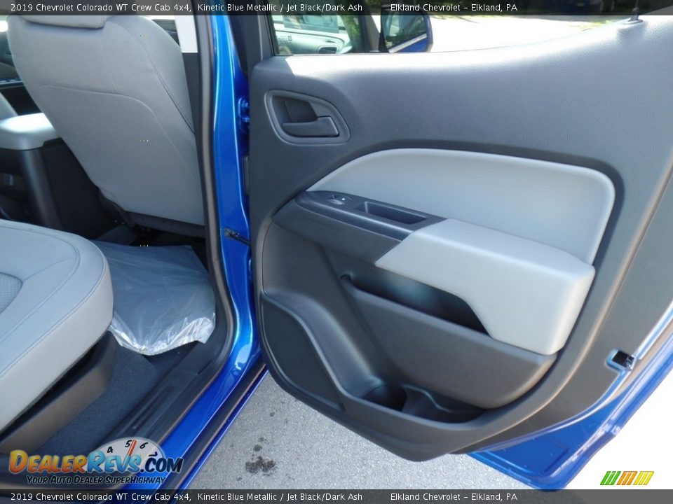 2019 Chevrolet Colorado WT Crew Cab 4x4 Kinetic Blue Metallic / Jet Black/Dark Ash Photo #32