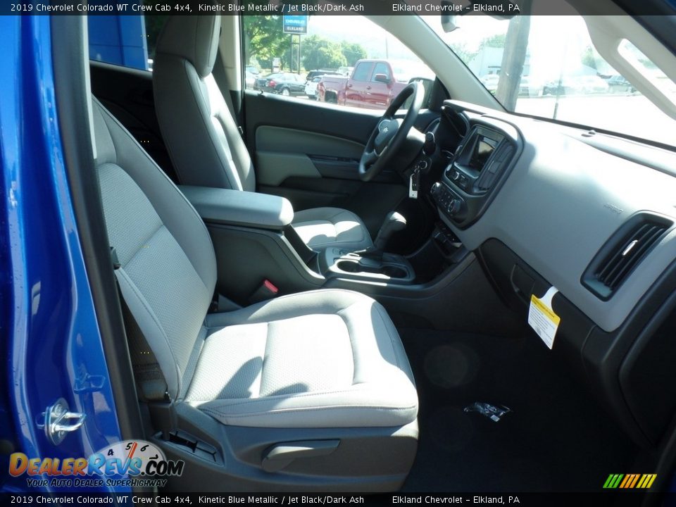2019 Chevrolet Colorado WT Crew Cab 4x4 Kinetic Blue Metallic / Jet Black/Dark Ash Photo #35