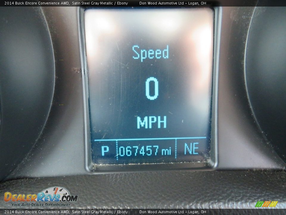 2014 Buick Encore Convenience AWD Satin Steel Gray Metallic / Ebony Photo #21