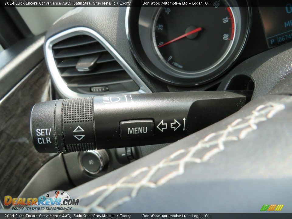2014 Buick Encore Convenience AWD Satin Steel Gray Metallic / Ebony Photo #22