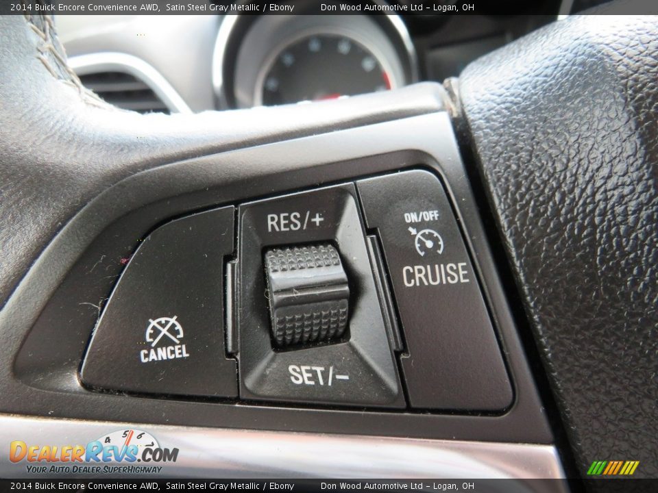 2014 Buick Encore Convenience AWD Satin Steel Gray Metallic / Ebony Photo #23