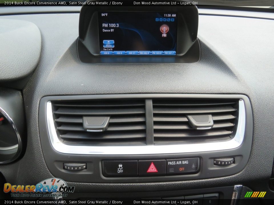 2014 Buick Encore Convenience AWD Satin Steel Gray Metallic / Ebony Photo #26