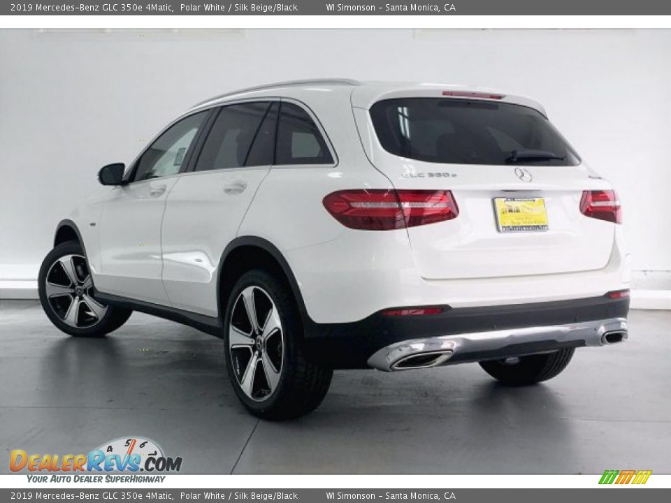 2019 Mercedes-Benz GLC 350e 4Matic Polar White / Silk Beige/Black Photo #2