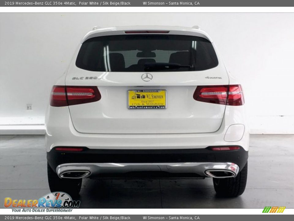 2019 Mercedes-Benz GLC 350e 4Matic Polar White / Silk Beige/Black Photo #3