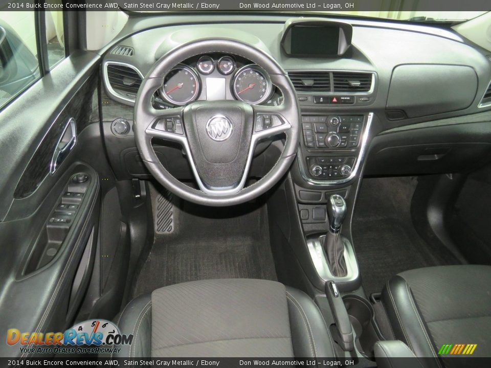 2014 Buick Encore Convenience AWD Satin Steel Gray Metallic / Ebony Photo #36