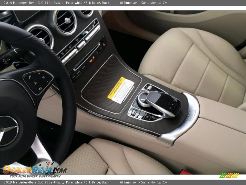 2019 Mercedes-Benz GLC 350e 4Matic Polar White / Silk Beige/Black Photo #7