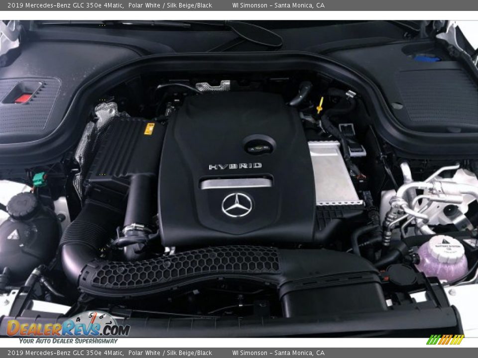 2019 Mercedes-Benz GLC 350e 4Matic Polar White / Silk Beige/Black Photo #8
