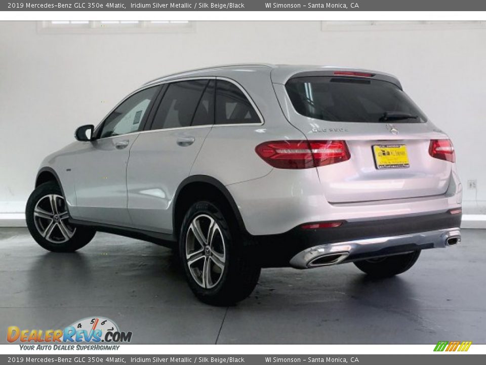 2019 Mercedes-Benz GLC 350e 4Matic Iridium Silver Metallic / Silk Beige/Black Photo #2