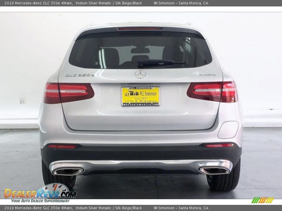 2019 Mercedes-Benz GLC 350e 4Matic Iridium Silver Metallic / Silk Beige/Black Photo #3