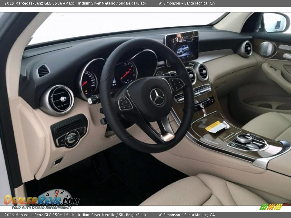 2019 Mercedes-Benz GLC 350e 4Matic Iridium Silver Metallic / Silk Beige/Black Photo #4