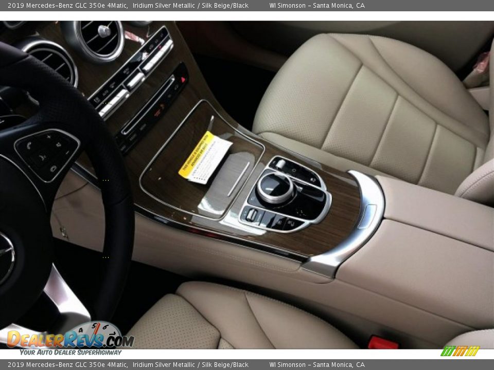 2019 Mercedes-Benz GLC 350e 4Matic Iridium Silver Metallic / Silk Beige/Black Photo #7