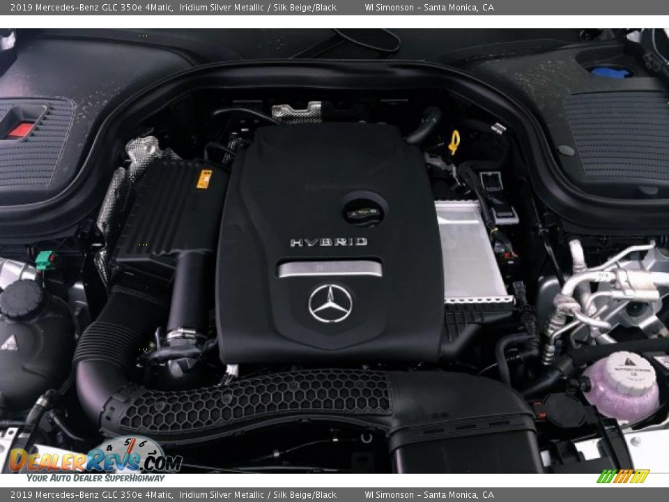 2019 Mercedes-Benz GLC 350e 4Matic Iridium Silver Metallic / Silk Beige/Black Photo #8