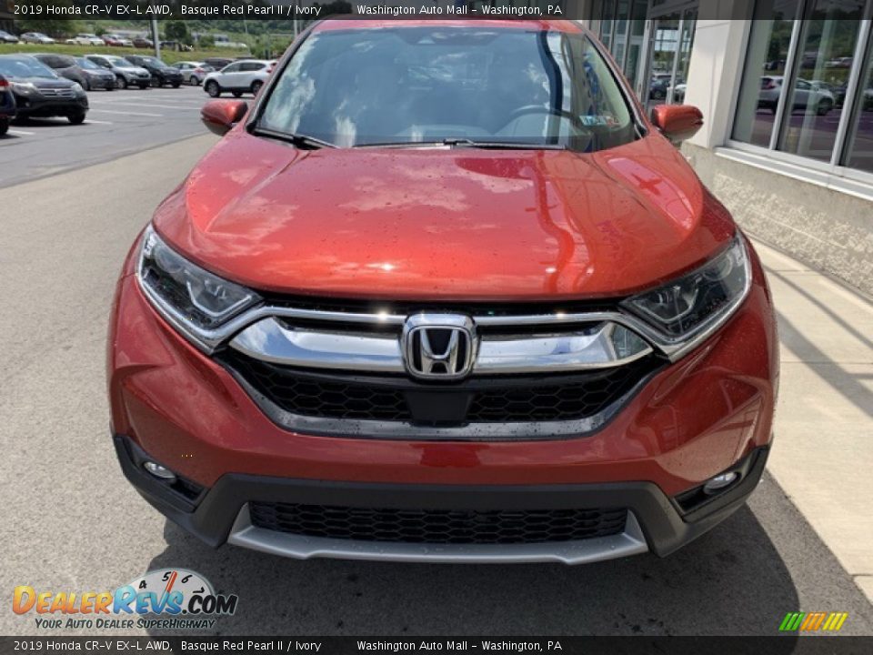 2019 Honda CR-V EX-L AWD Basque Red Pearl II / Ivory Photo #3