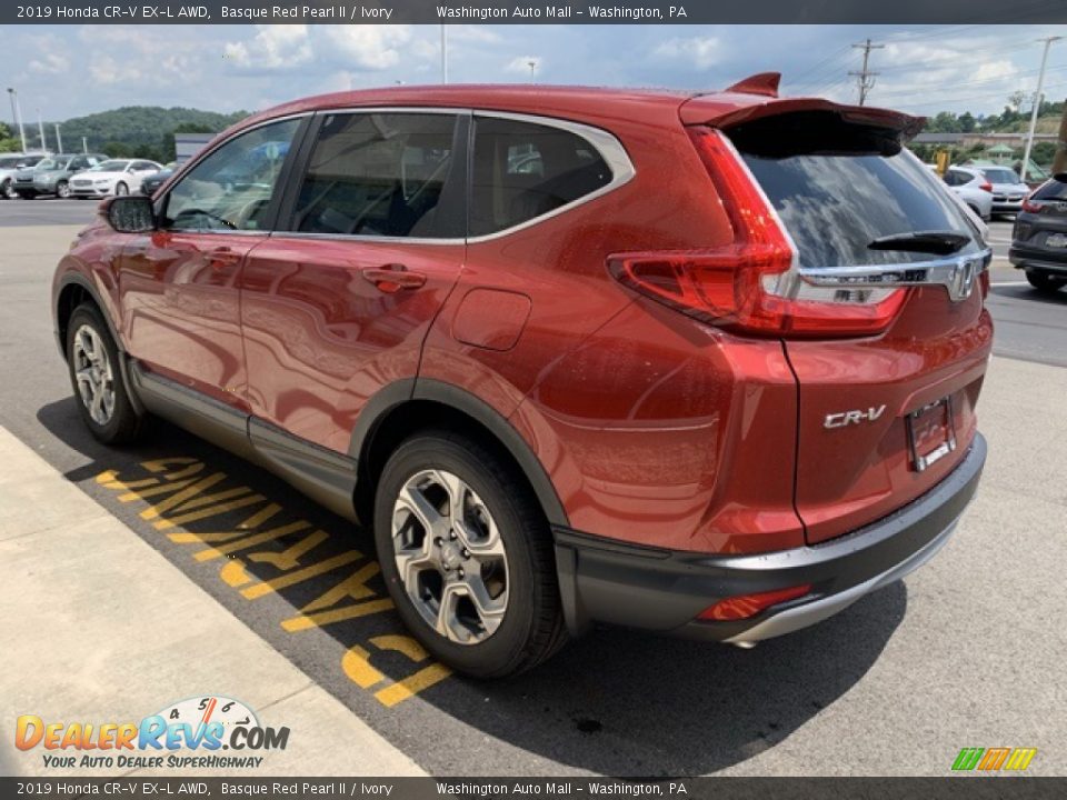 2019 Honda CR-V EX-L AWD Basque Red Pearl II / Ivory Photo #5