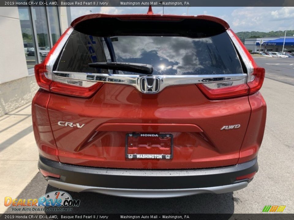 2019 Honda CR-V EX-L AWD Basque Red Pearl II / Ivory Photo #6