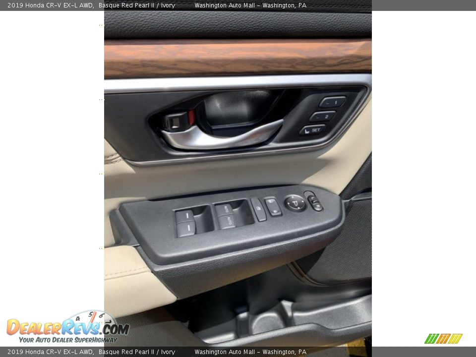 2019 Honda CR-V EX-L AWD Basque Red Pearl II / Ivory Photo #11