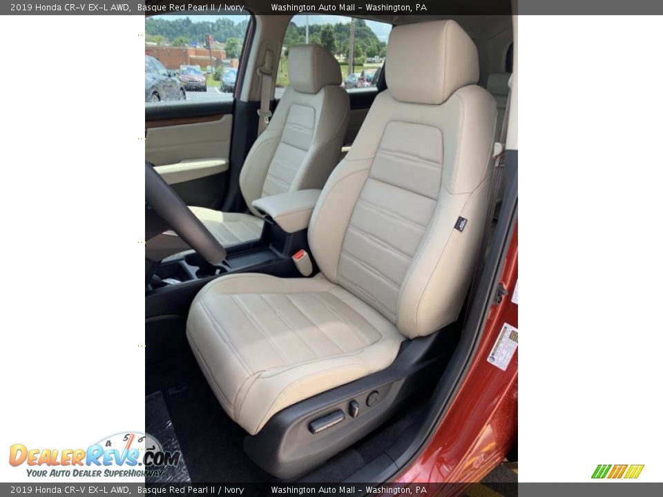 2019 Honda CR-V EX-L AWD Basque Red Pearl II / Ivory Photo #14