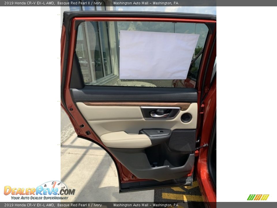 2019 Honda CR-V EX-L AWD Basque Red Pearl II / Ivory Photo #16