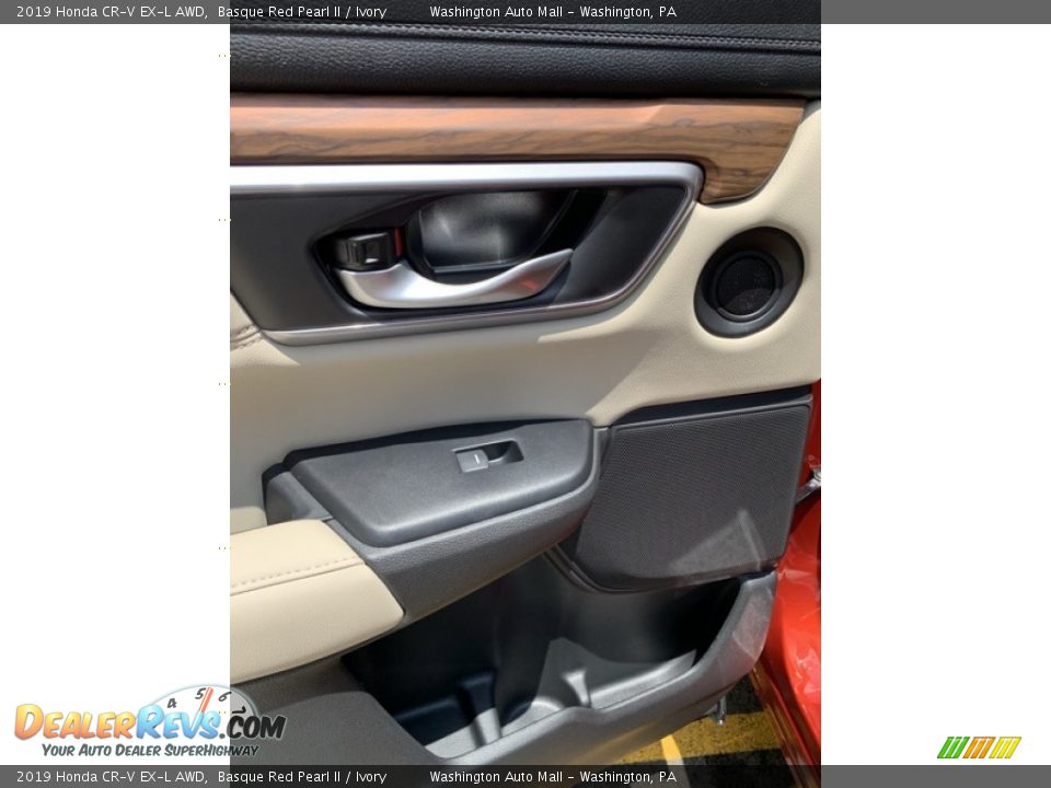 2019 Honda CR-V EX-L AWD Basque Red Pearl II / Ivory Photo #17