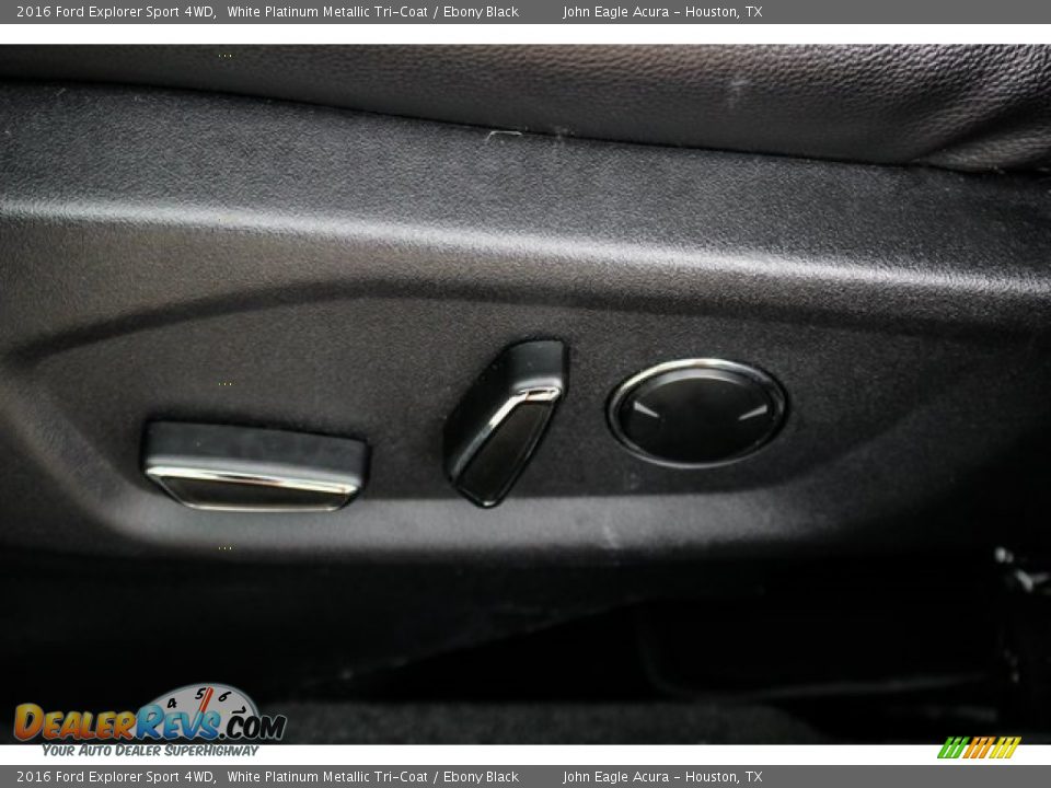 2016 Ford Explorer Sport 4WD White Platinum Metallic Tri-Coat / Ebony Black Photo #16