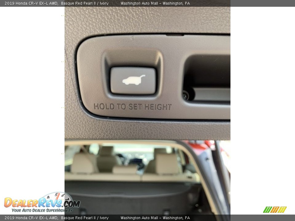 2019 Honda CR-V EX-L AWD Basque Red Pearl II / Ivory Photo #22