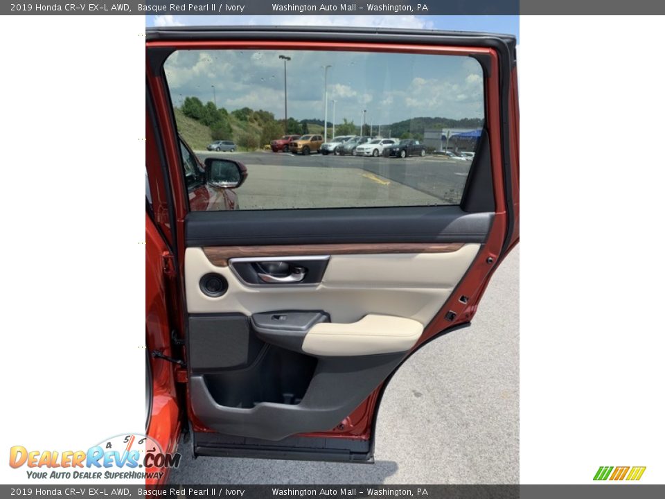2019 Honda CR-V EX-L AWD Basque Red Pearl II / Ivory Photo #24