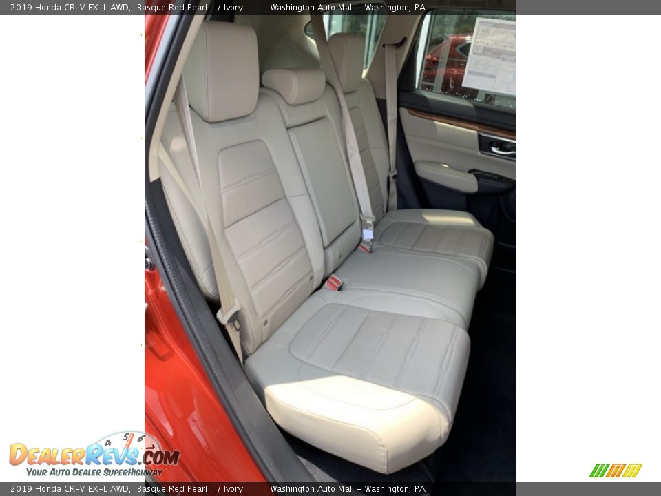 2019 Honda CR-V EX-L AWD Basque Red Pearl II / Ivory Photo #25