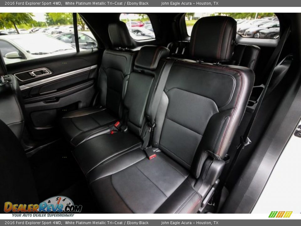 2016 Ford Explorer Sport 4WD White Platinum Metallic Tri-Coat / Ebony Black Photo #20