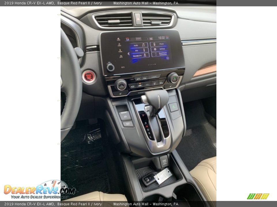 2019 Honda CR-V EX-L AWD Basque Red Pearl II / Ivory Photo #33