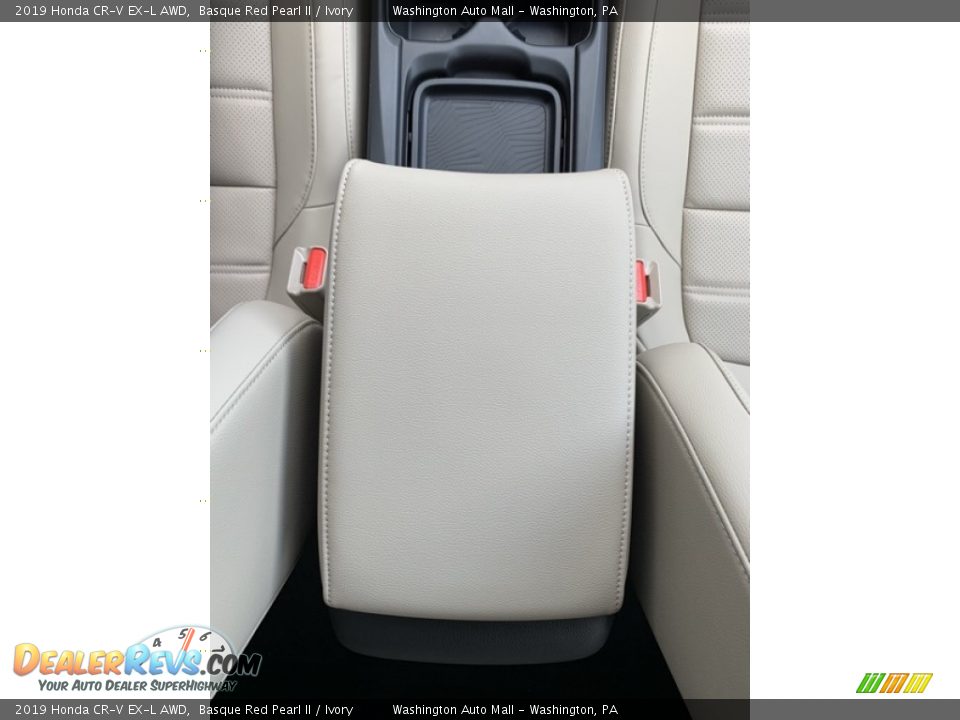 2019 Honda CR-V EX-L AWD Basque Red Pearl II / Ivory Photo #36