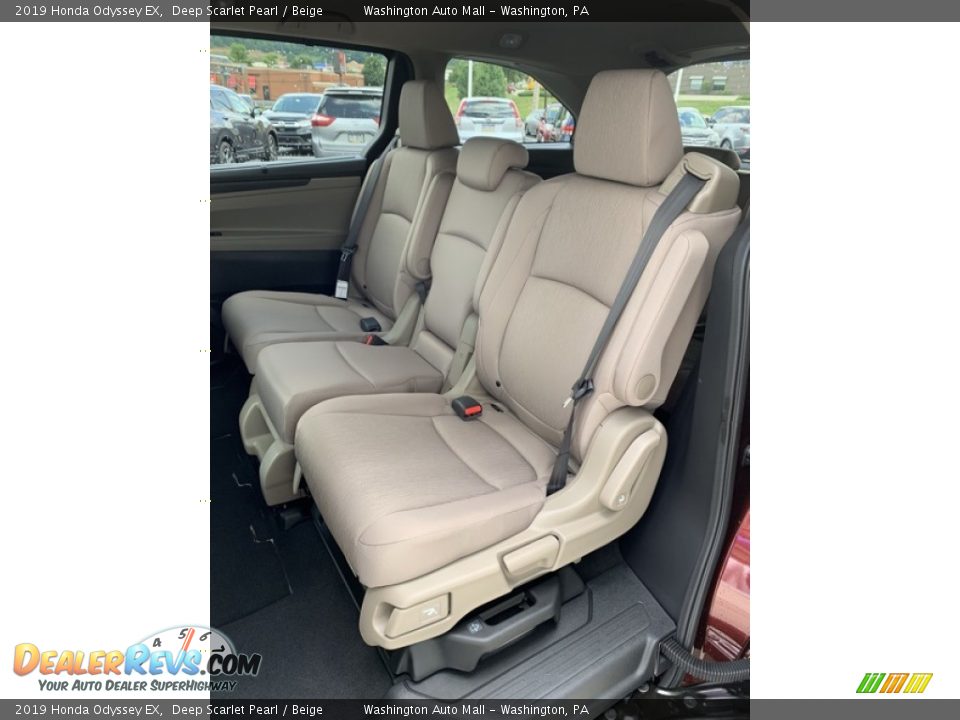 2019 Honda Odyssey EX Deep Scarlet Pearl / Beige Photo #16