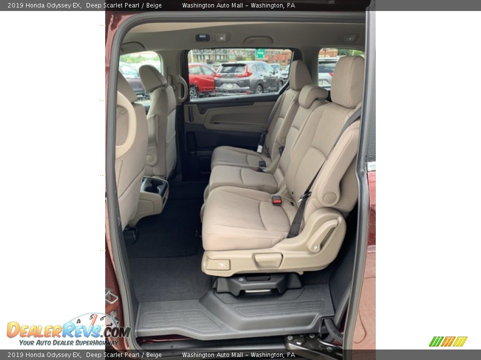 2019 Honda Odyssey EX Deep Scarlet Pearl / Beige Photo #17