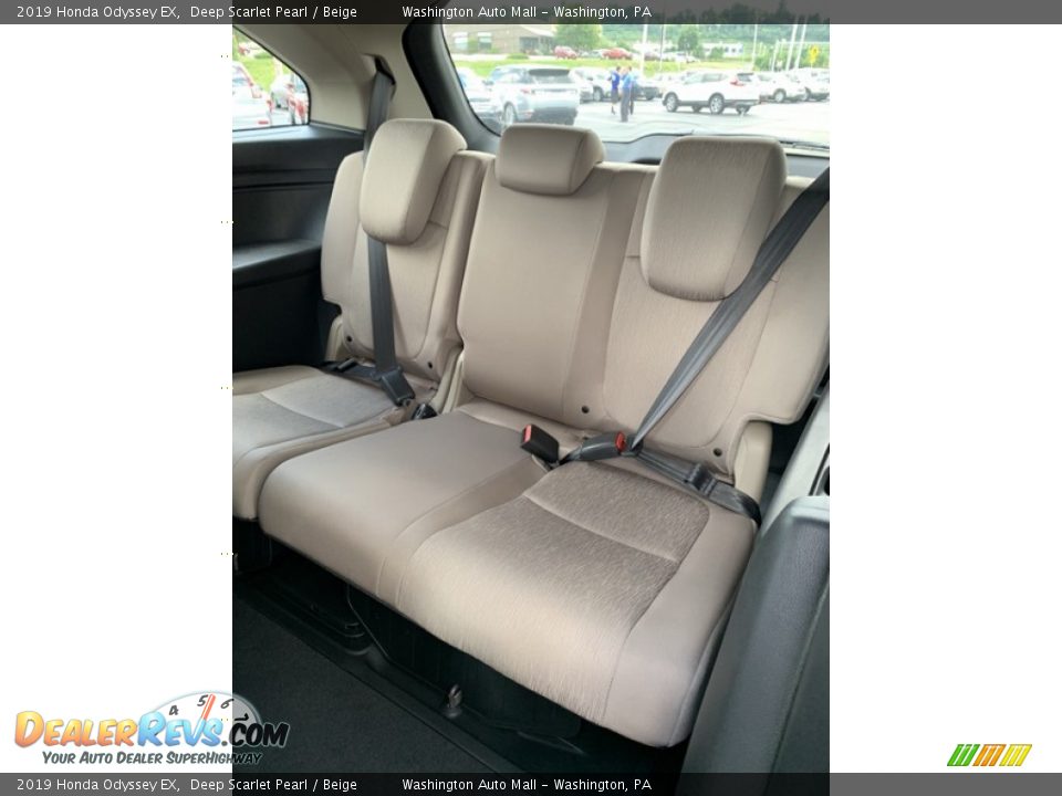 2019 Honda Odyssey EX Deep Scarlet Pearl / Beige Photo #18
