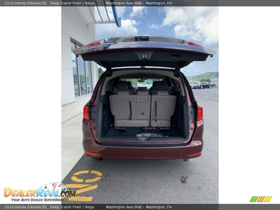 2019 Honda Odyssey EX Deep Scarlet Pearl / Beige Photo #19