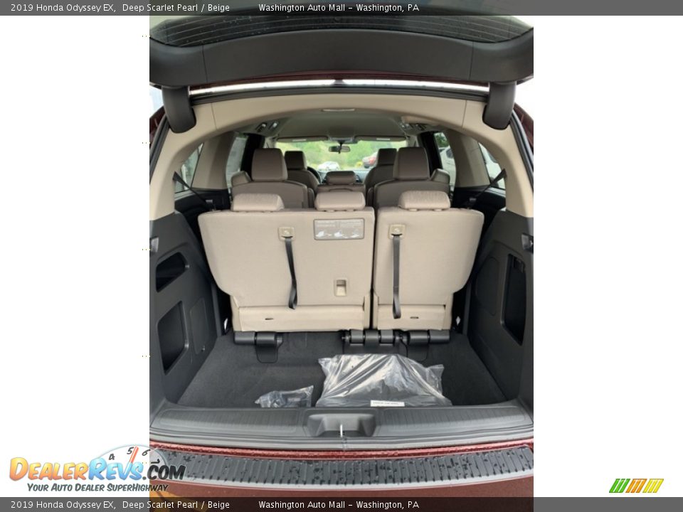 2019 Honda Odyssey EX Deep Scarlet Pearl / Beige Photo #20