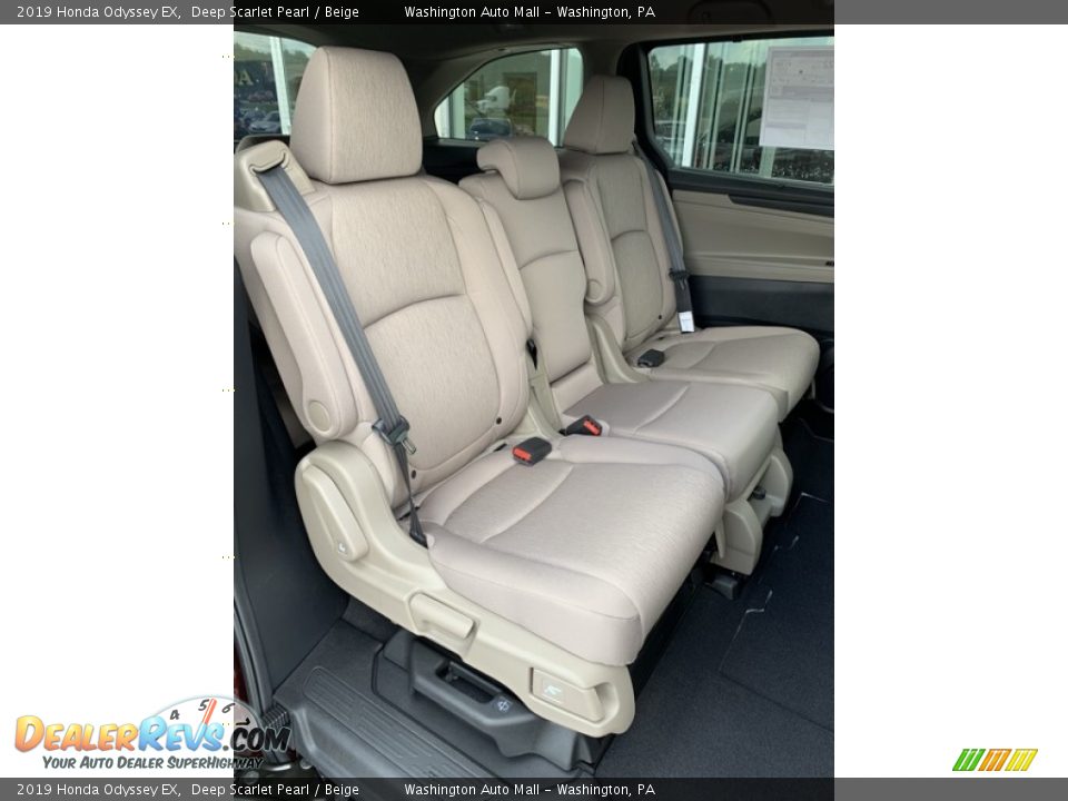 2019 Honda Odyssey EX Deep Scarlet Pearl / Beige Photo #21