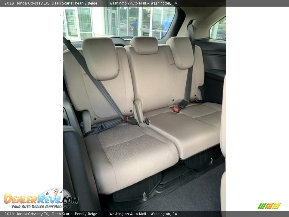 2019 Honda Odyssey EX Deep Scarlet Pearl / Beige Photo #23