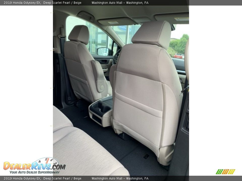 2019 Honda Odyssey EX Deep Scarlet Pearl / Beige Photo #24