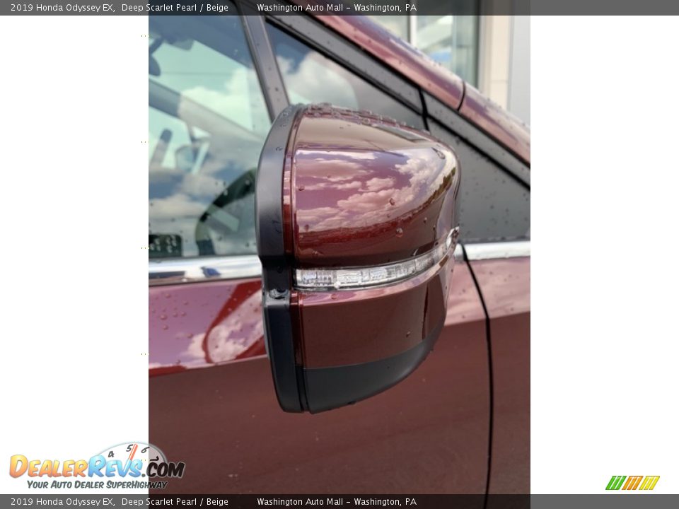 2019 Honda Odyssey EX Deep Scarlet Pearl / Beige Photo #29