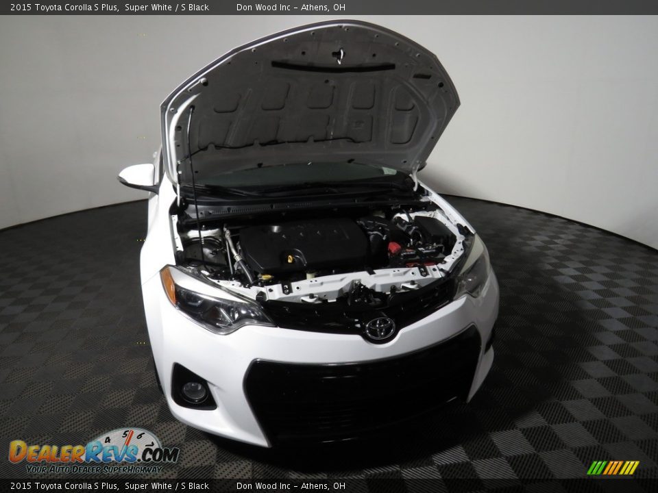 2015 Toyota Corolla S Plus Super White / S Black Photo #5