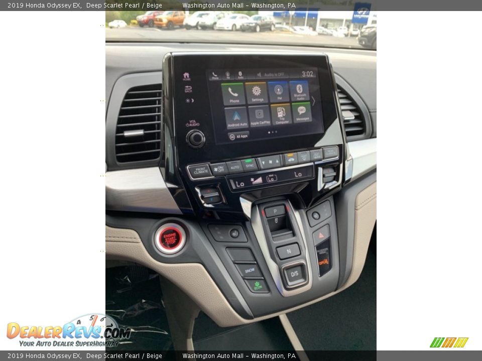 2019 Honda Odyssey EX Deep Scarlet Pearl / Beige Photo #32