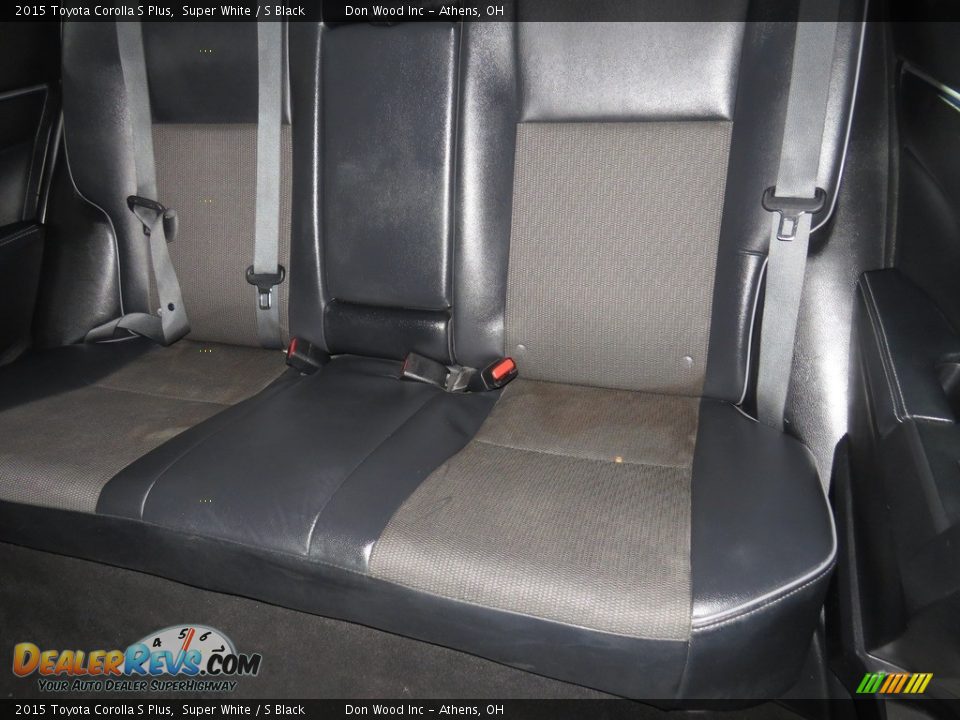2015 Toyota Corolla S Plus Super White / S Black Photo #18